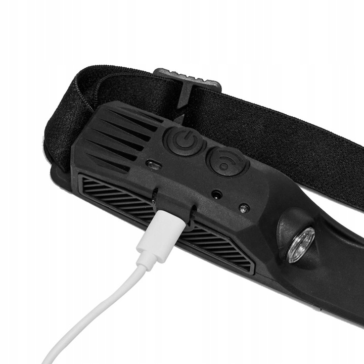 Latarka czołowa LED COB 270 – akumulatorowa, USB-C - obrazek 4