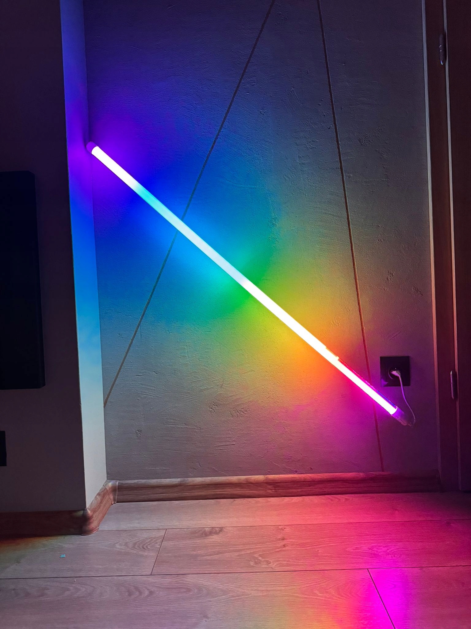 Lampa LED neonowa RGB 120 cm Tuba 18W IP44 - obrazek 2