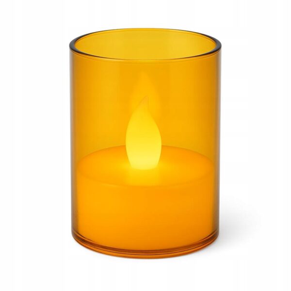 Znicz LED lampion 56 mm barwa żółta 2500K