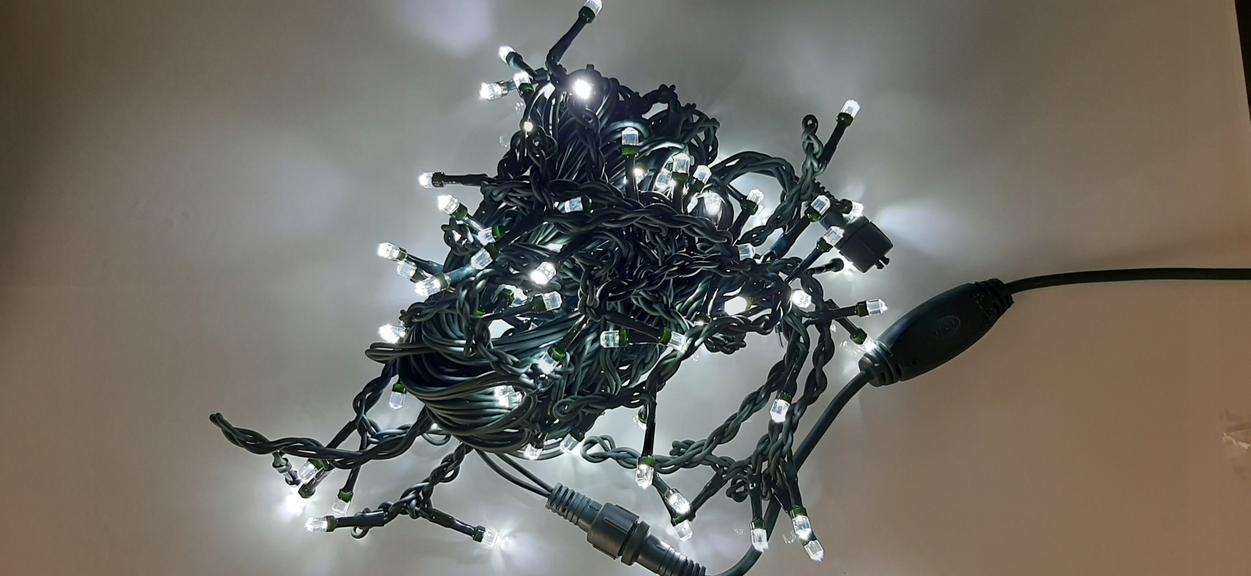 Kurtyna LED sople 240 białe zimne flash IP44 15,6 m - obrazek 10