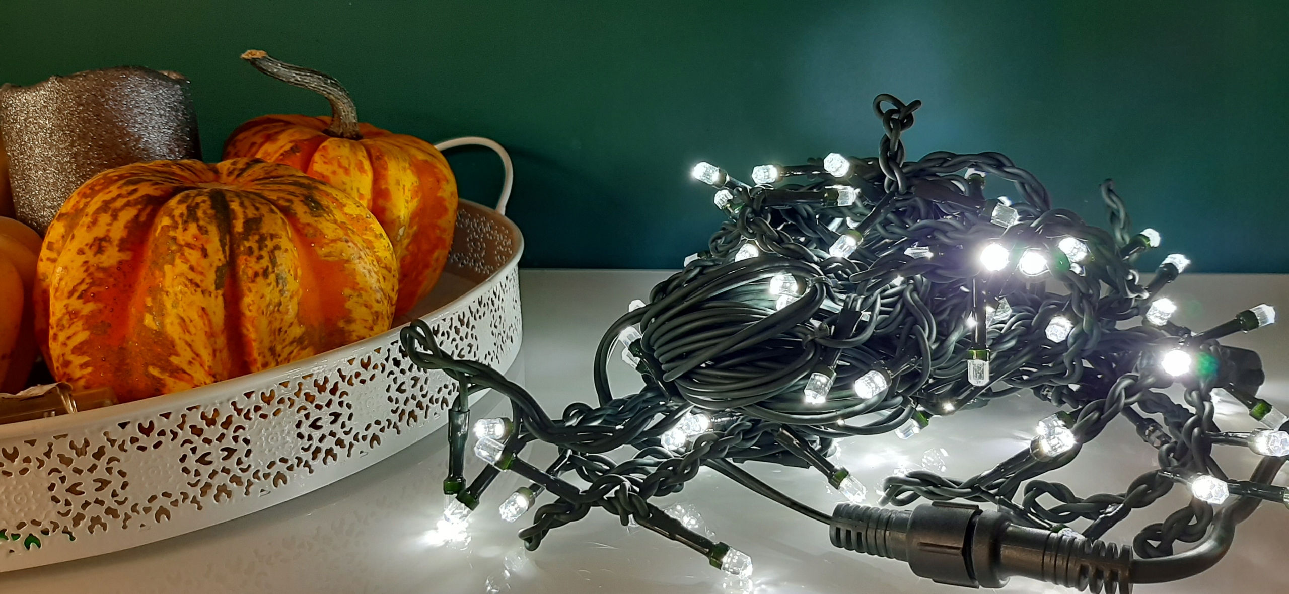 Kurtyna LED sople 240 białe zimne flash IP44 15,6 m - obrazek 5