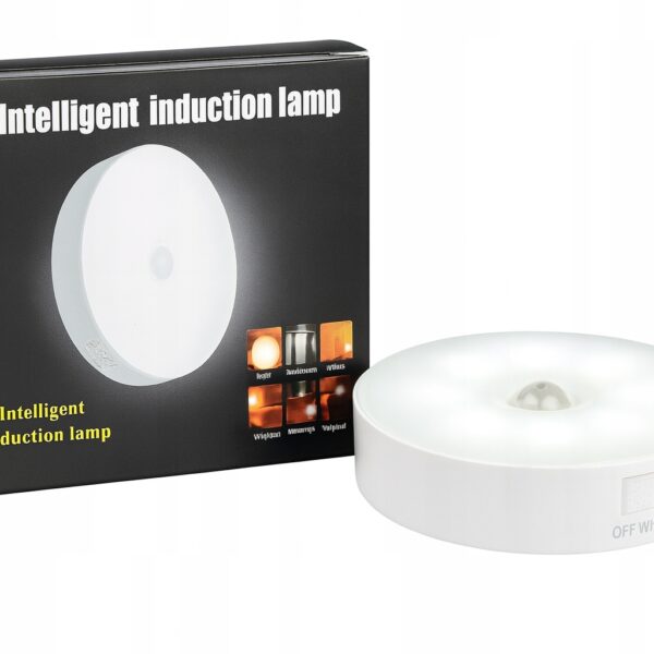 Lampka nocna LED z czujnikiem ruchu i zmierzchu USB 2w1