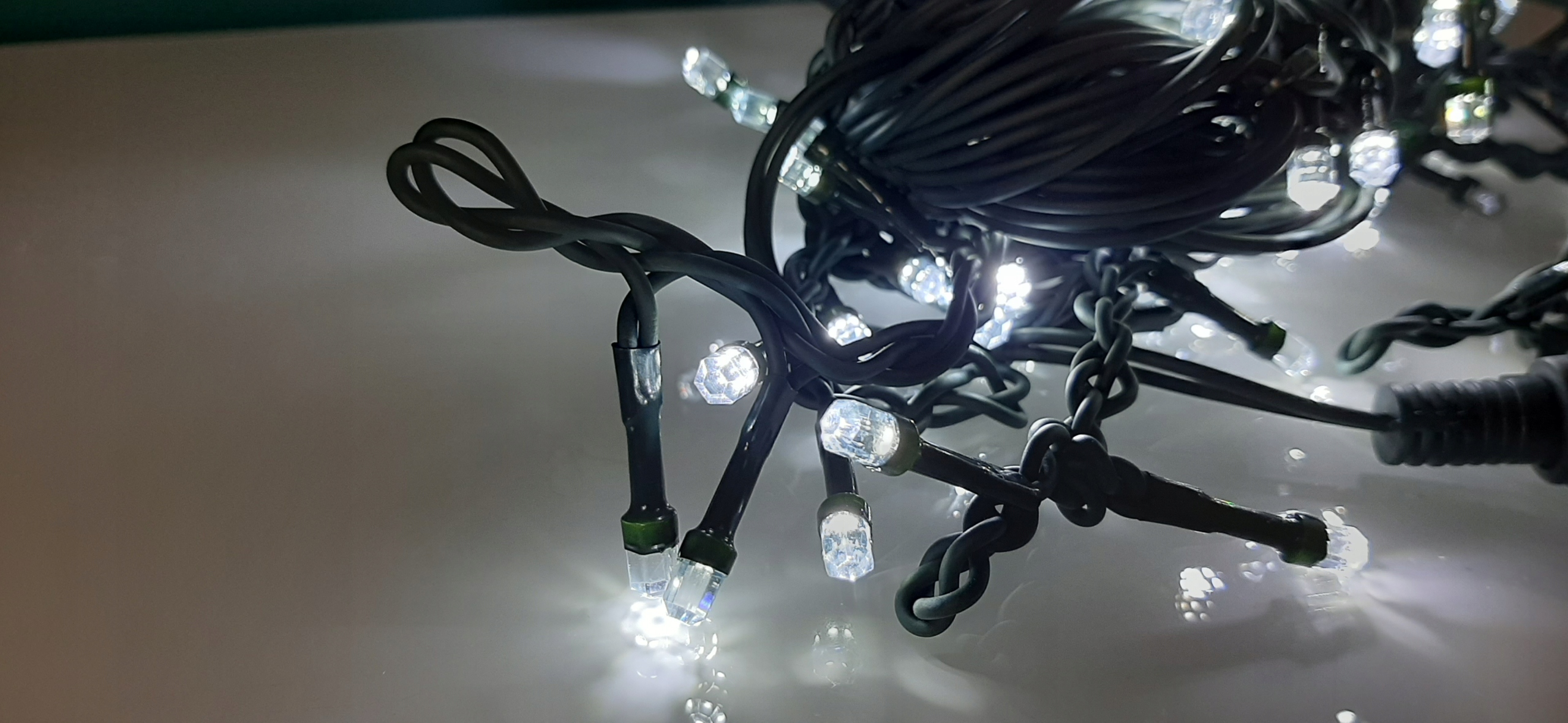 Kurtyna LED sople 240 białe zimne flash IP44 15,6 m - obrazek 8