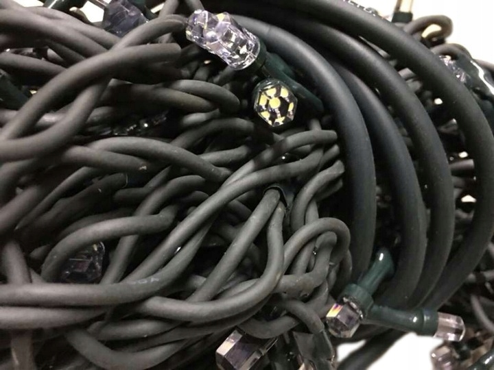 Kurtyna LED sople 240 białe ciepłe flash IP44 15,6 m - obrazek 13