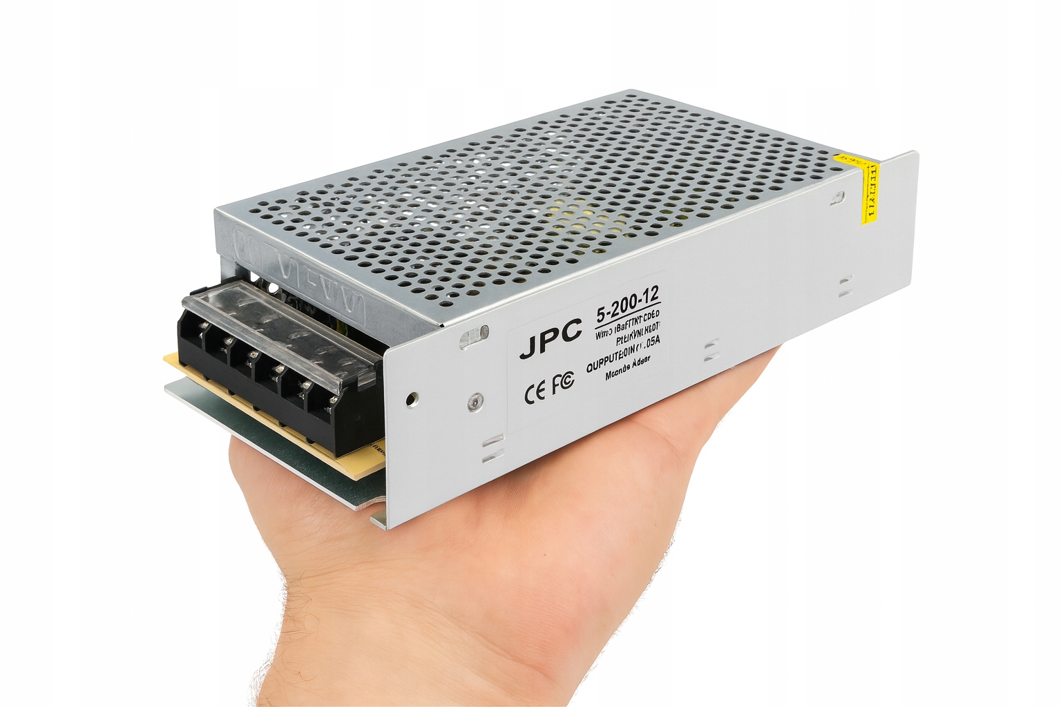 Zasilacz LED 12V 200W 16,7A JPC-200-12 - obrazek 2