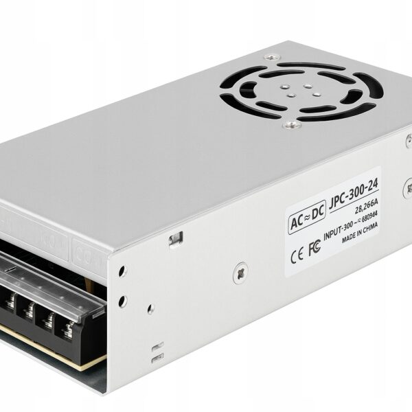 Zasilacz LED 24V 300W 12,5A JPC S-300-24