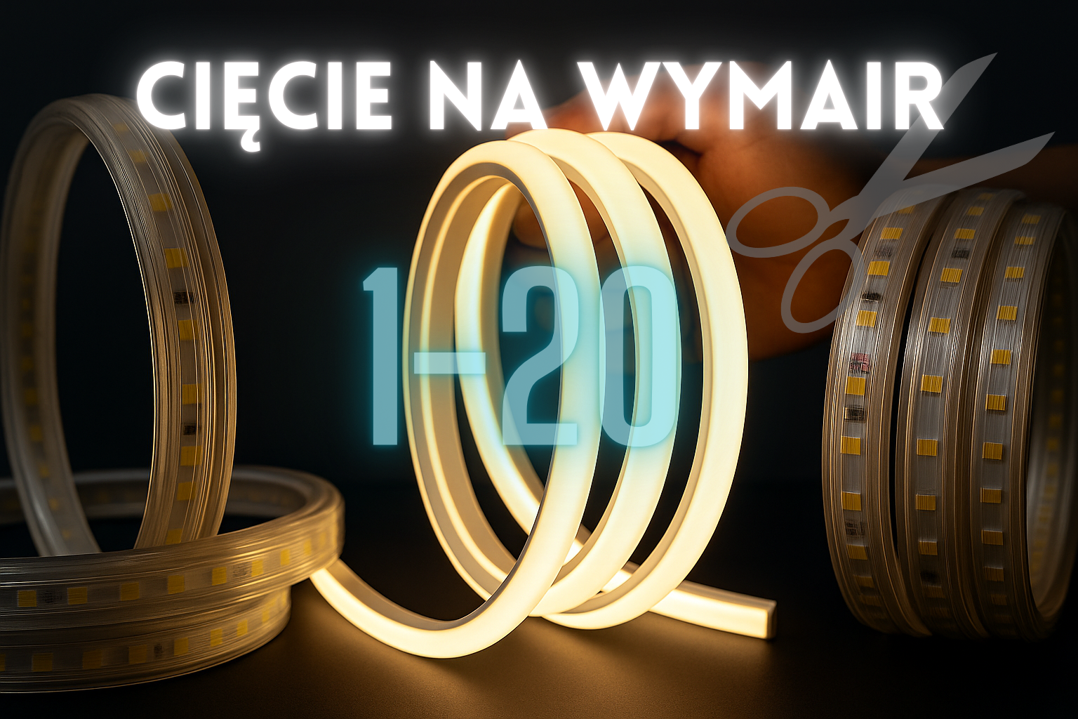 Cięcie Taśmy LED Neon LED Wąż LED na wymiar 1–20 - obrazek 10