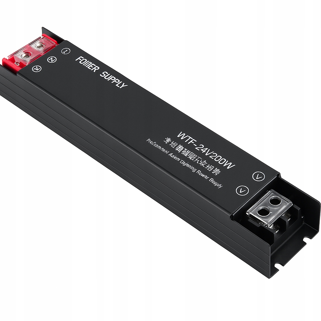 Zasilacz LED 24V 200W Slim Aluminiowy - obrazek 2