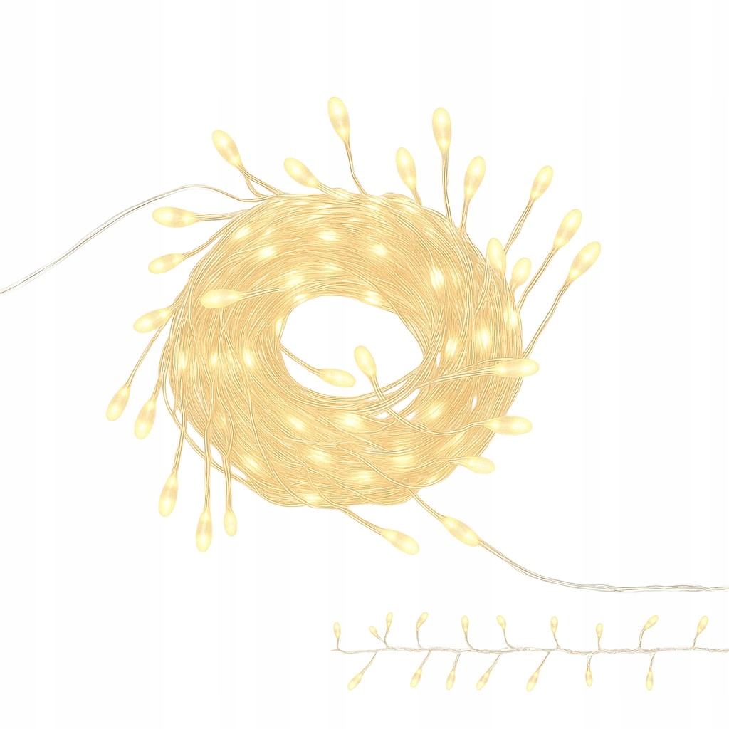 Lampki Choinkowe LED 500 Ciepłe Igiełki 18 m IP65 Pilot - obrazek 14