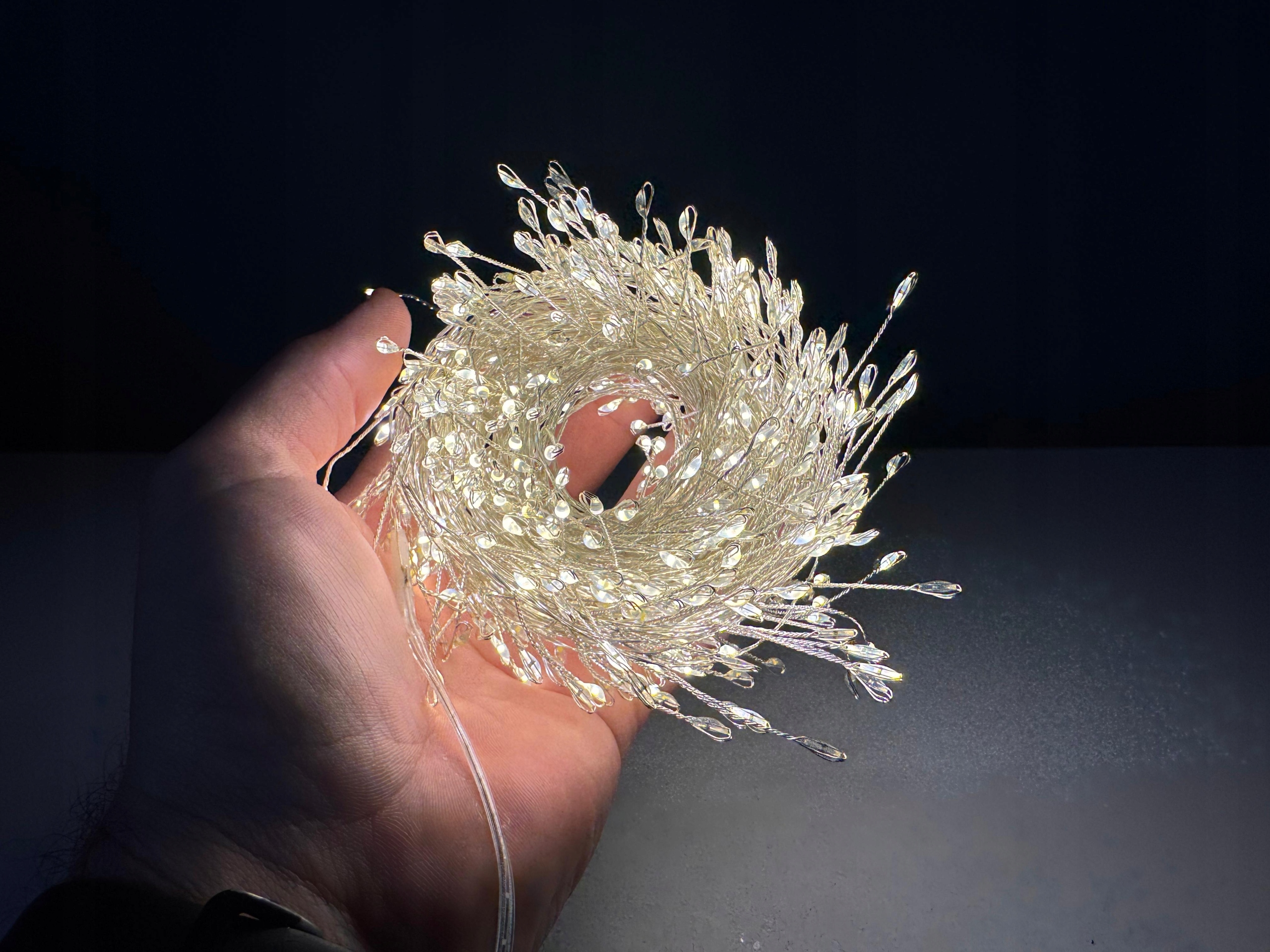 Lampki Choinkowe LED 500 Ciepłe Igiełki 18 m IP65 Pilot - obrazek 8