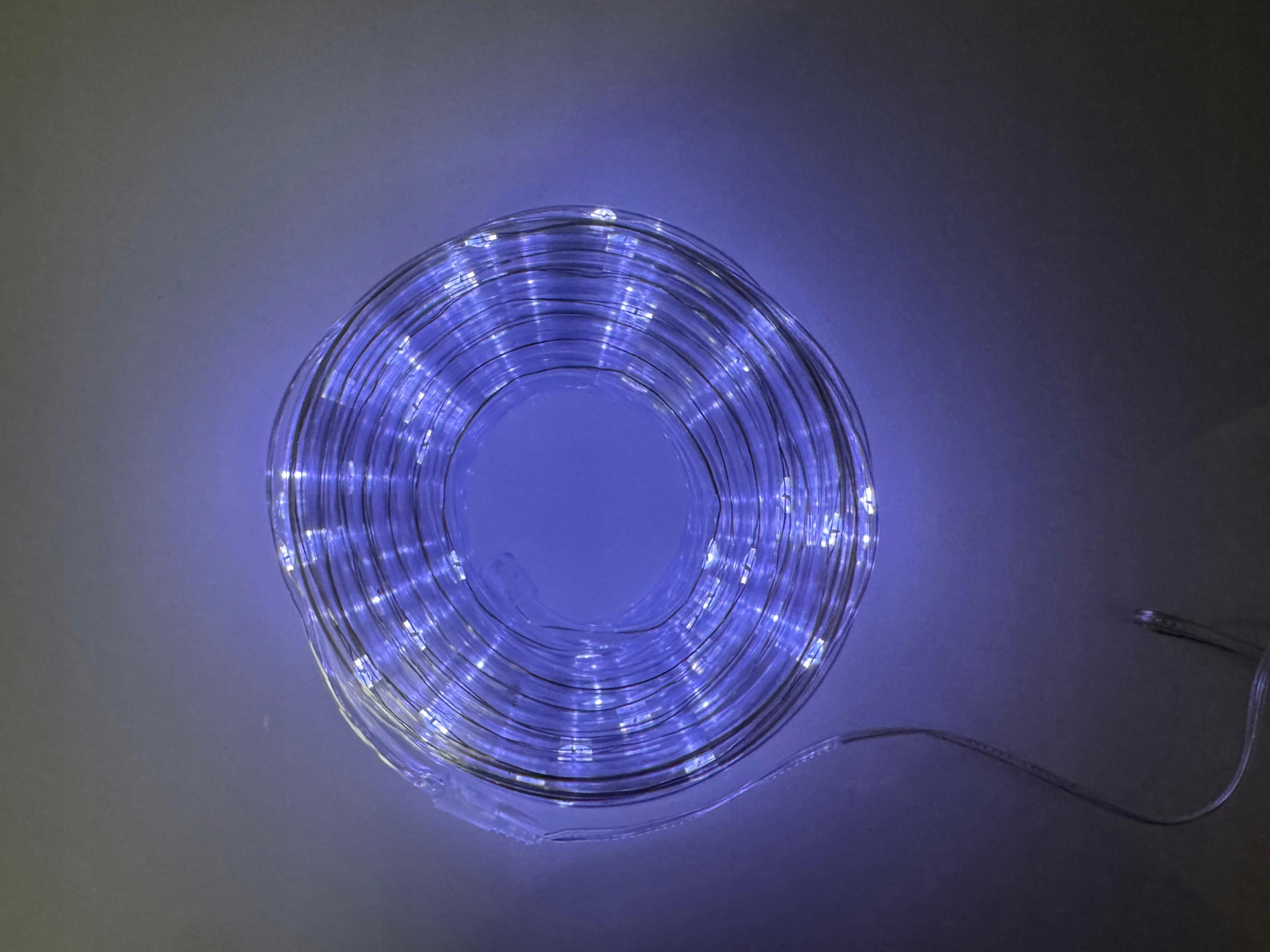 Wąż Solarny LED 12 m 100 LED Biały Zimny IP44 - obrazek 6