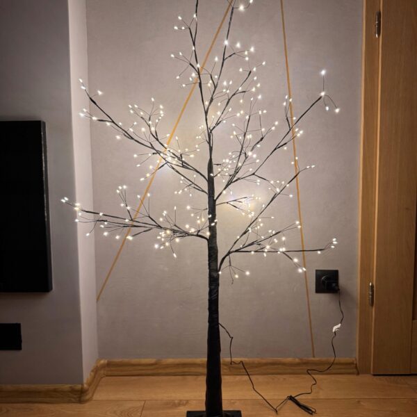 Drzewko Świąteczne 130 cm 288 mikro LED Ciepły Biały IP44