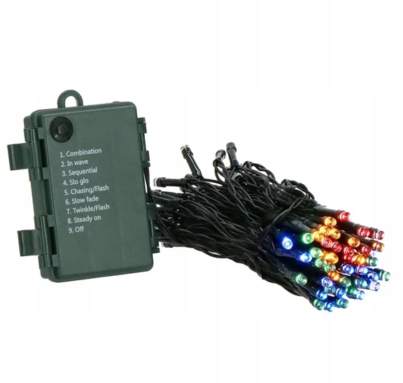 Lampki Choinkowe na baterie LED 300 18 m Multicolor - obrazek 7