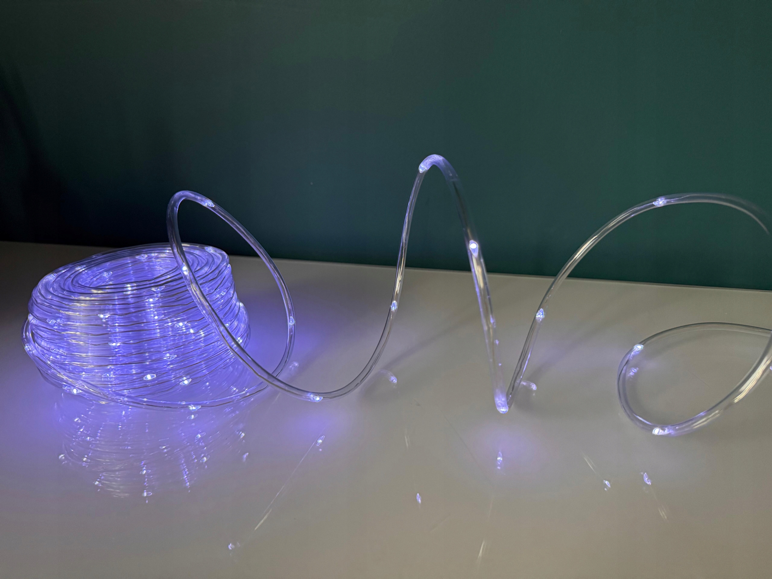 Wąż Solarny LED 12 m 100 LED Biały Zimny IP44 - obrazek 5