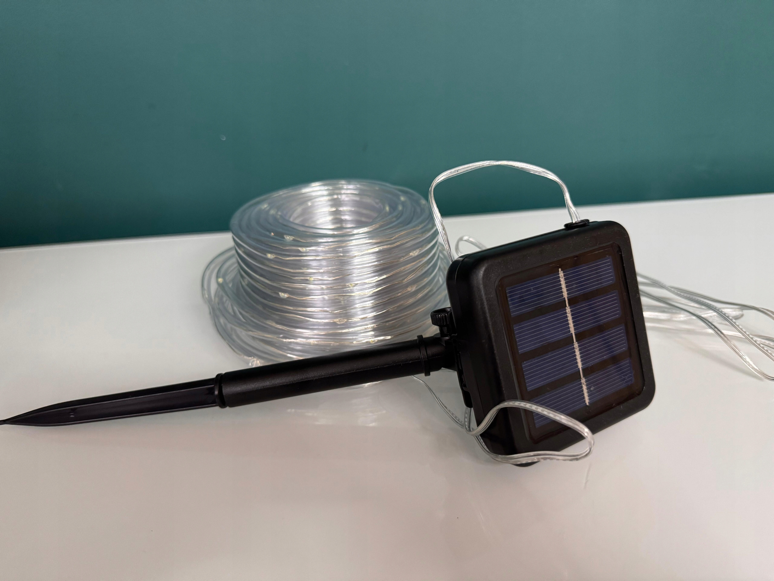 Wąż Solarny LED 12 m 100 LED Biały Zimny IP44 - obrazek 7