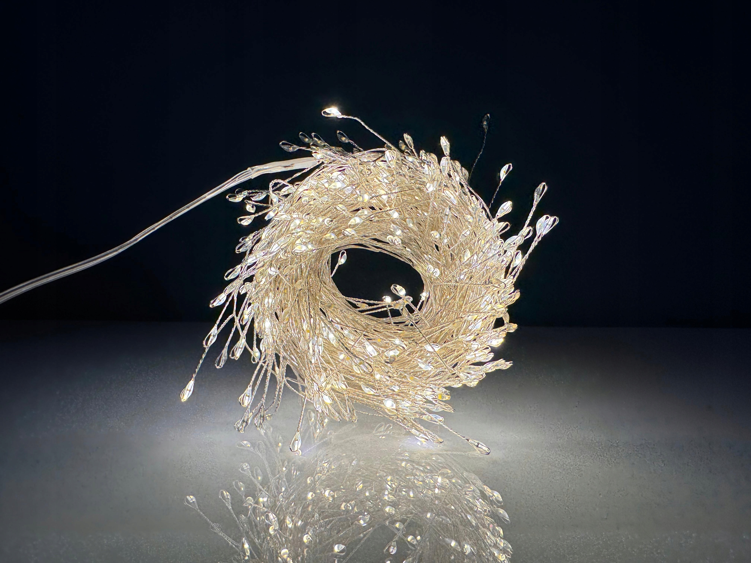 Lampki Choinkowe LED 300 Ciepłe Igiełki 12 m IP65 Pilot - obrazek 12