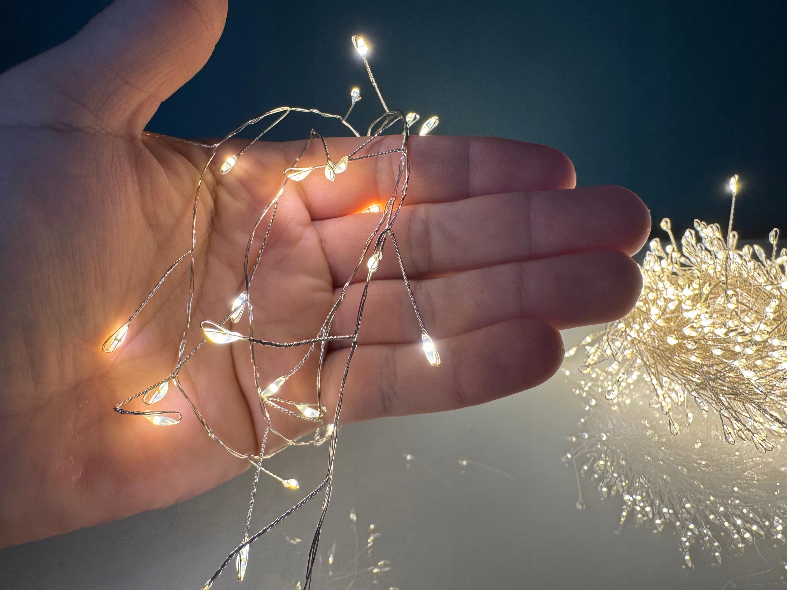 Lampki Choinkowe LED 500 Ciepłe Igiełki 18 m IP65 Pilot - obrazek 6