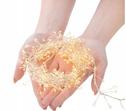 Lampki Choinkowe LED 500 Ciepłe Igiełki 18 m IP65 Pilot - obrazek 3