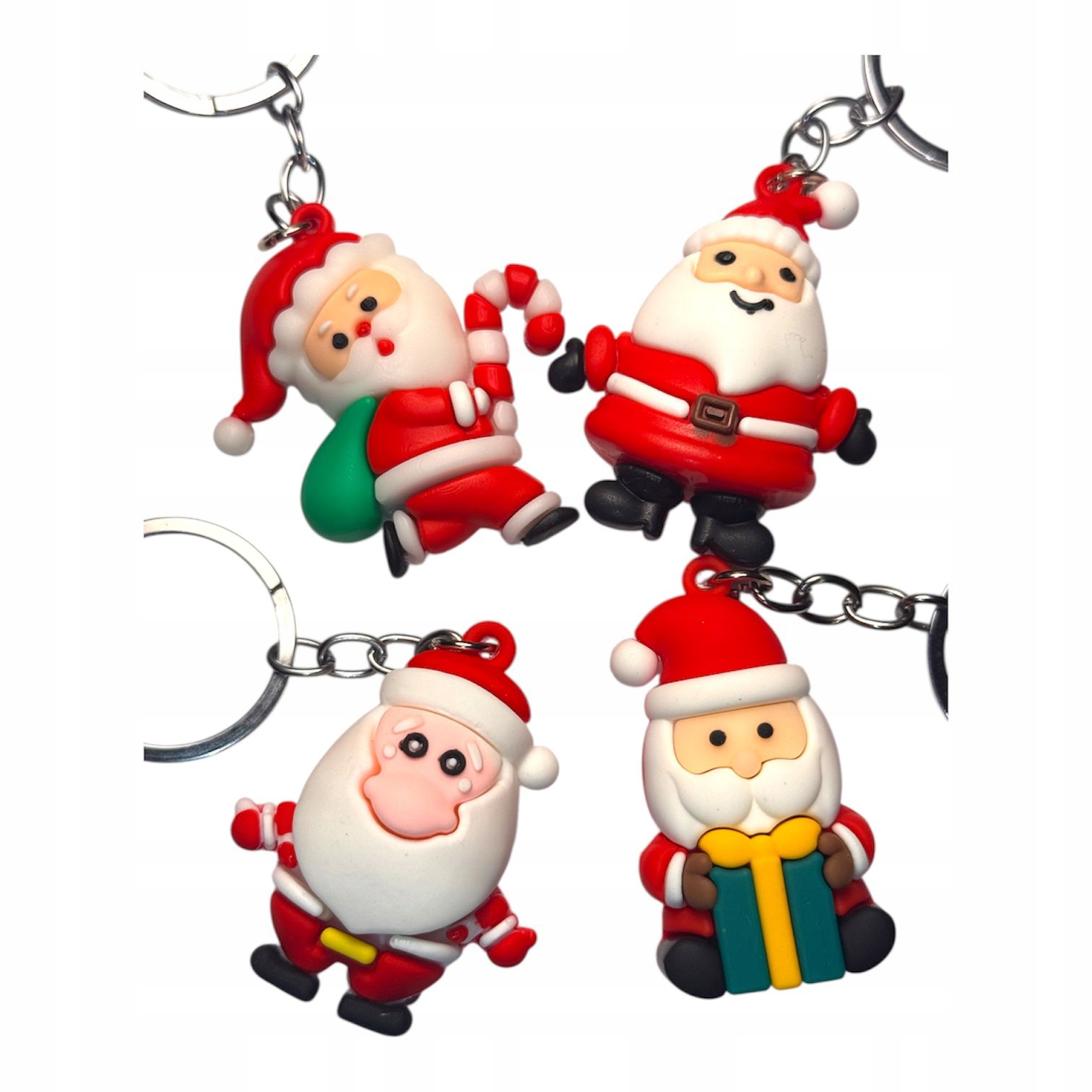 Brelok Świąteczny Christmas Mikołaj 20 cm 4 Wzory Zawieszka - obrazek 2