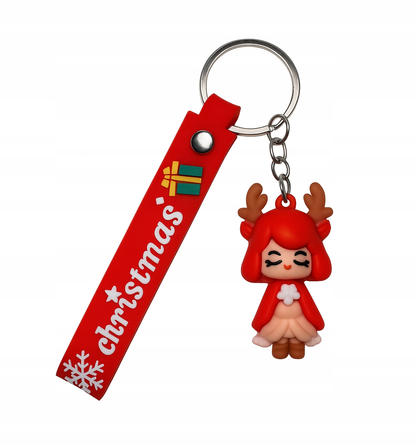 Brelok Świąteczny Christmas Reniferka 20 cm Zawieszka Prezent