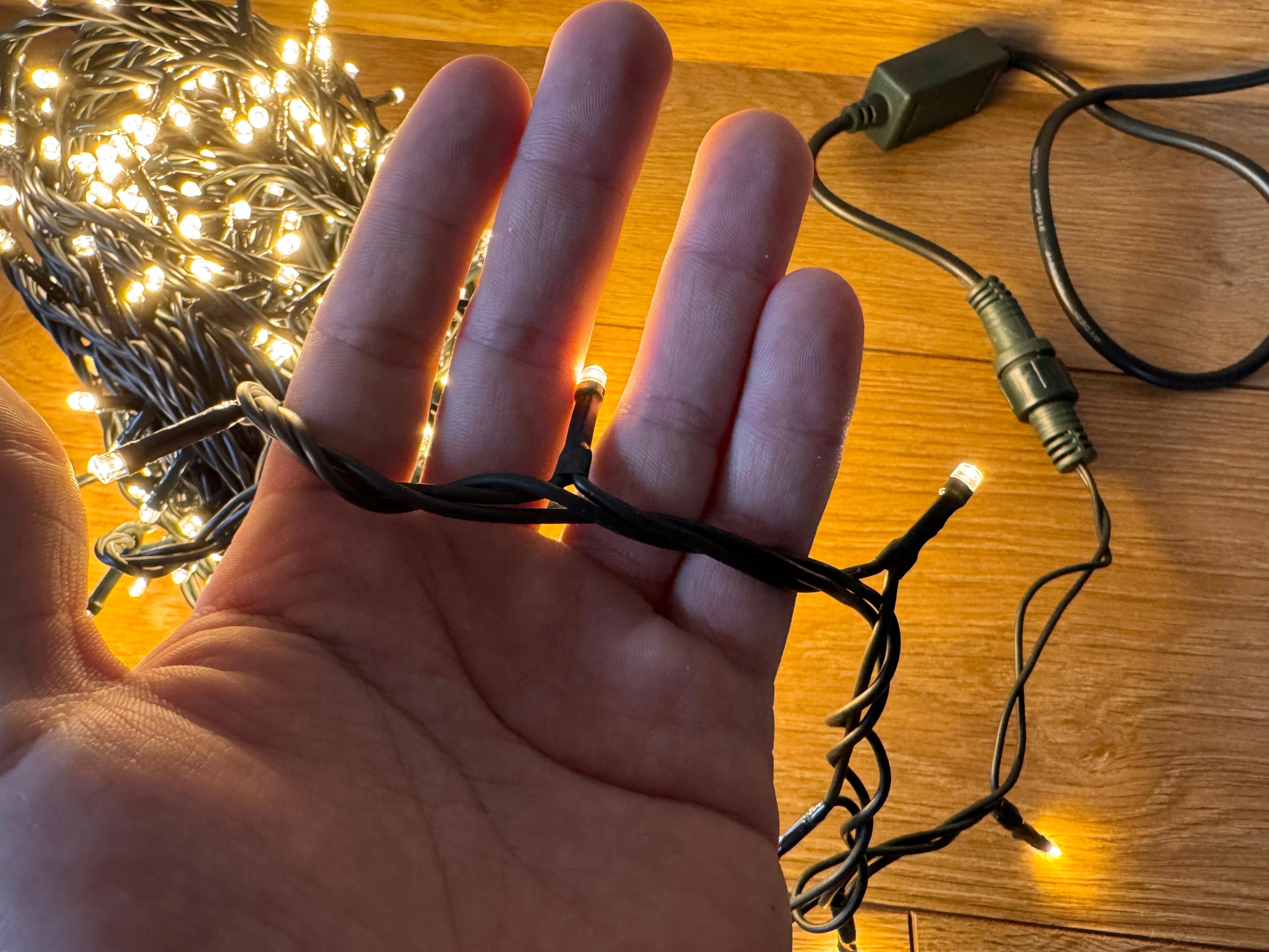 Lampki LED 500 38 m Ciepłe Stałe IP44 - obrazek 3