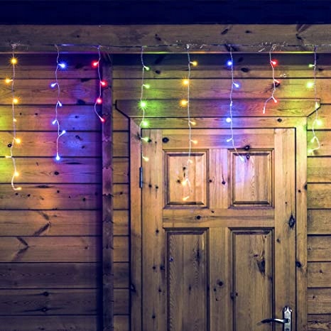 Sople 100 LED 5,3 m Kolorowe + Flash - obrazek 10