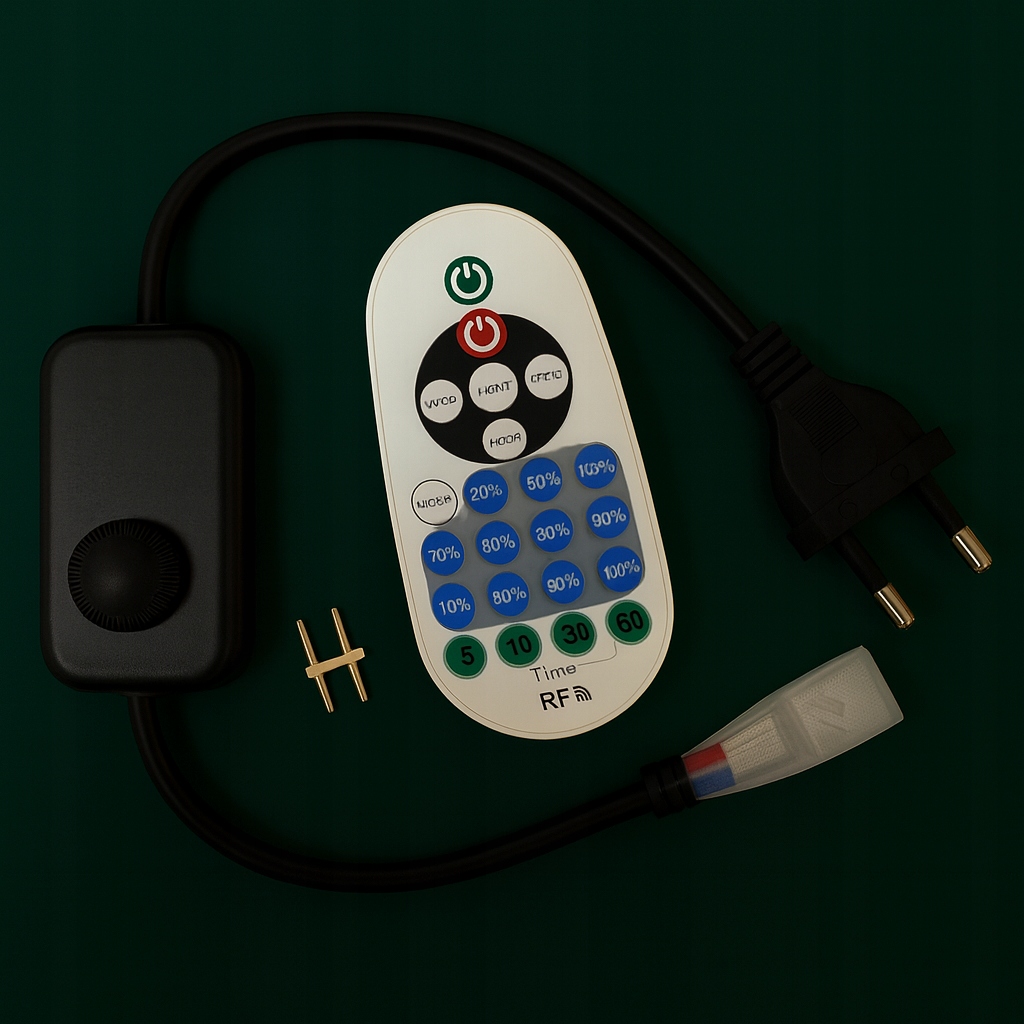 Ściemniacz Stabilizator Neon LED 230V Pilot RF Manualny - obrazek 6
