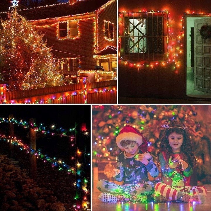 Lampki Choinkowe LED 1000 Multicolor 72m IP44 8 Trybów - obrazek 15