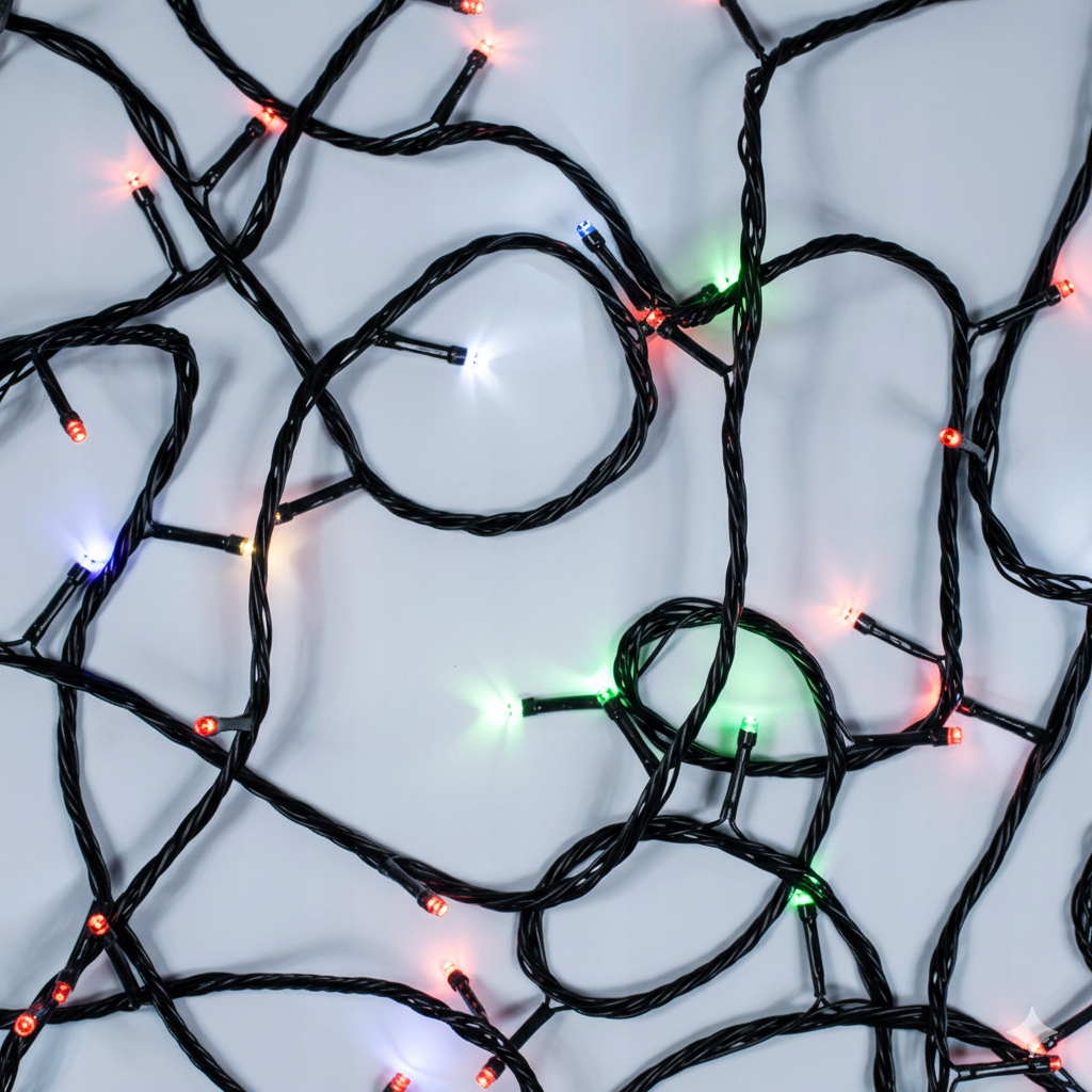 Lampki LED 500 38 m Multicolor Stałe - obrazek 6