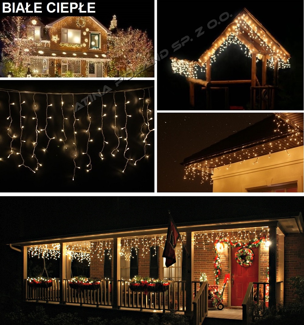 Sople LED 300 13 m Ciepłe + Flash - obrazek 9