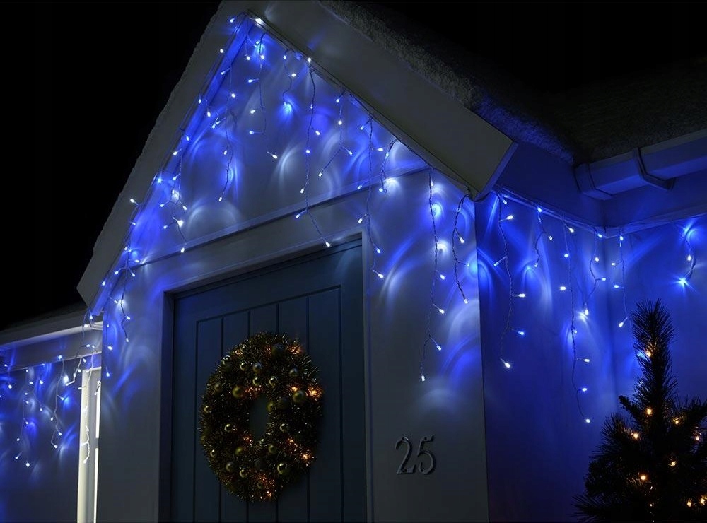 Sople LED 500 22 m Niebieskie + Flash - obrazek 2