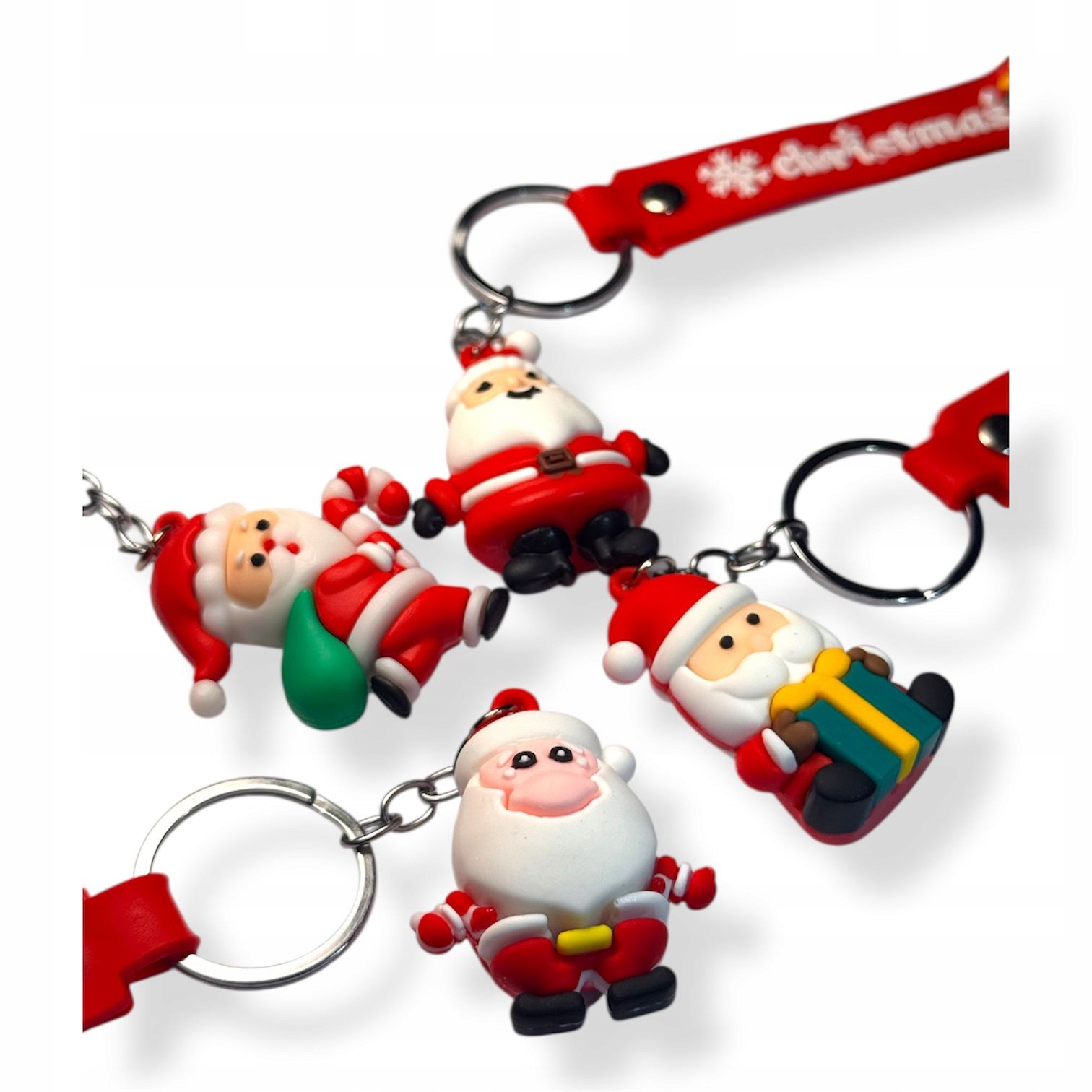 Brelok Świąteczny Christmas Mikołaj 20 cm 4 Wzory Zawieszka - obrazek 4