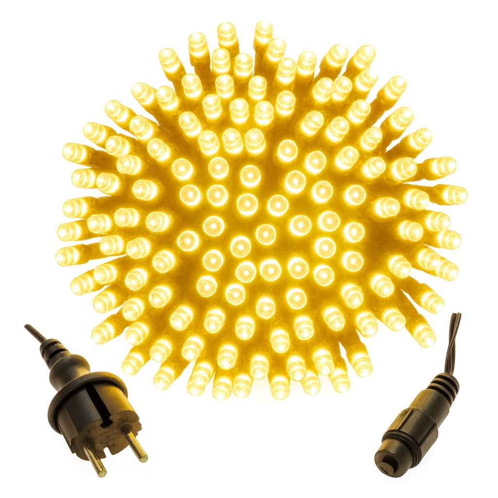 Lampki LED 500 38 m Ciepłe Stałe IP44 - obrazek 2