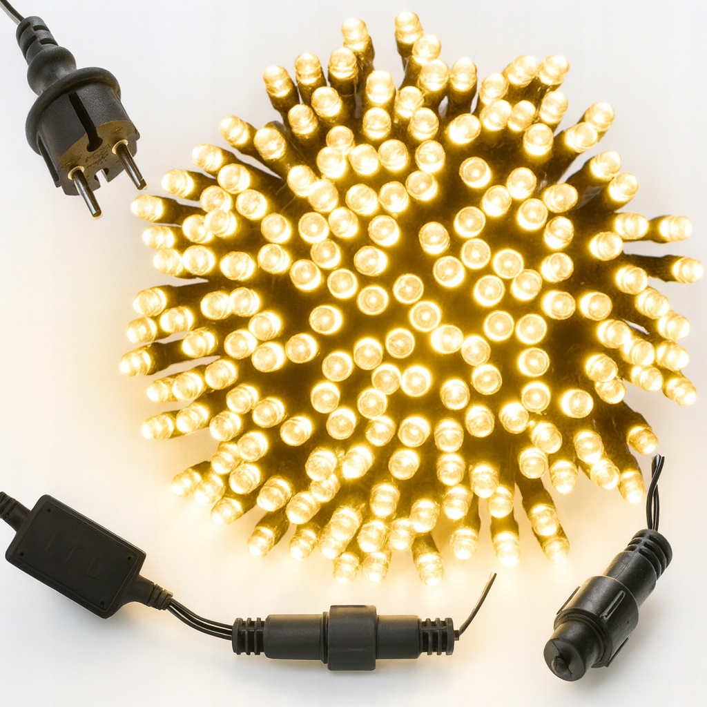 Lampki LED 500 38 m Ciepłe Stałe IP44 - obrazek 9