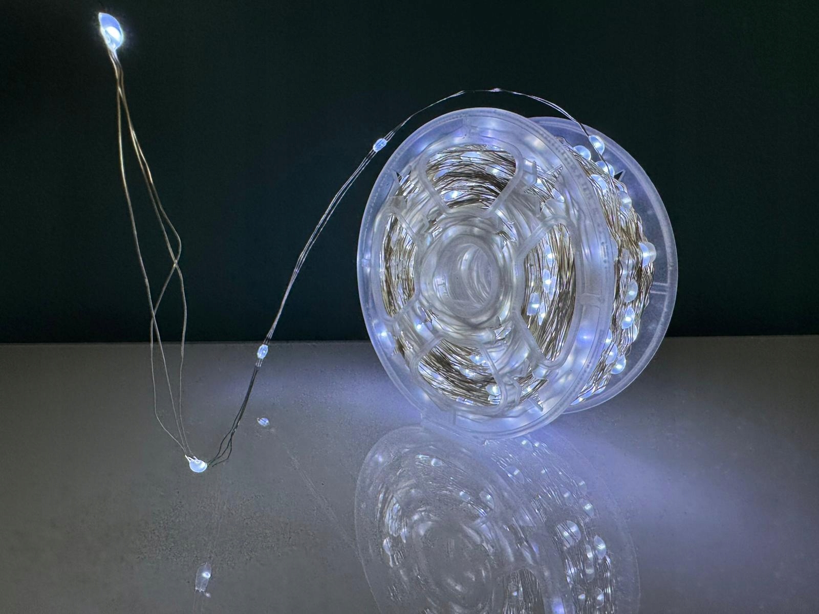 Lampki LED 1000 100m Zimna Biel IP65 Pilot - obrazek 5