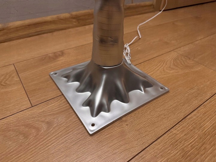 Drzewko LED 130 cm 288 Mikro LED Ciepła Biel IP44 Srebrne - obrazek 6