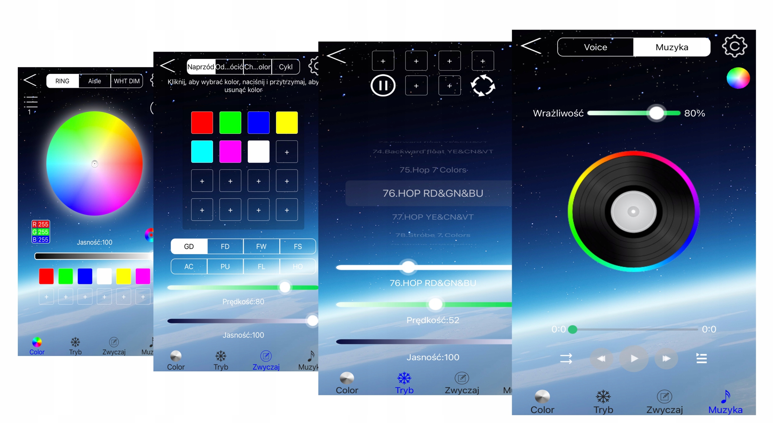 Lampki LED 100 LED 10m RGB IC Smart USB Sterowanie App - obrazek 6