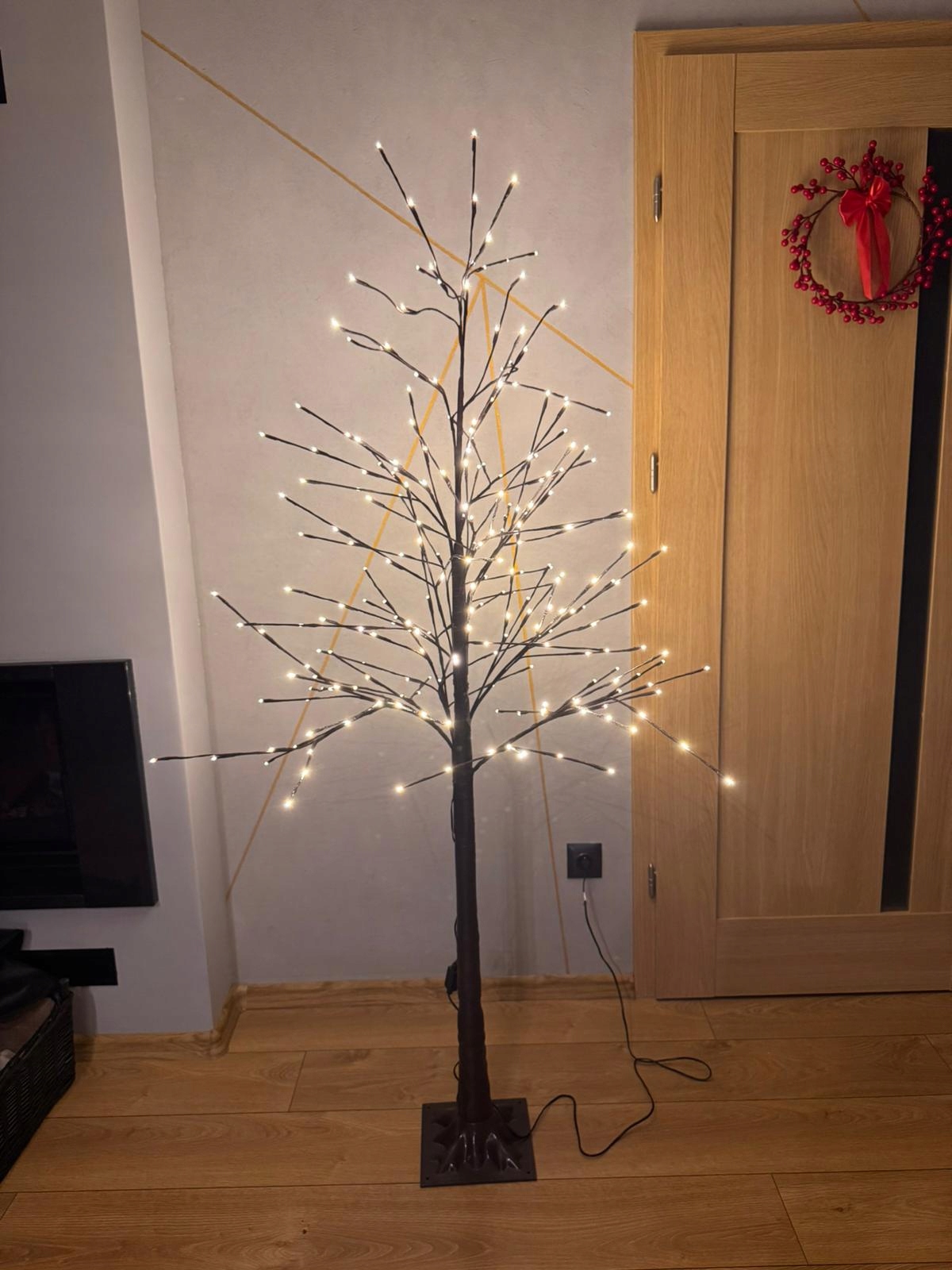 Brzoza LED 180 cm 245 LED Ciepła Biel 230V - obrazek 10