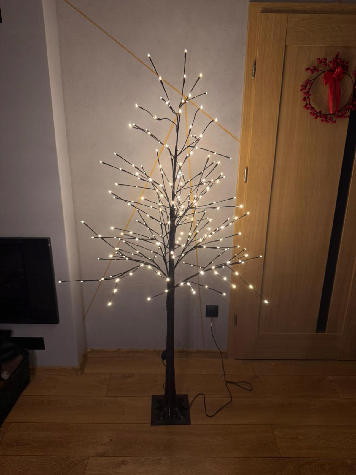 Brzoza LED 180 cm 245 LED Ciepła Biel 230V - obrazek 9