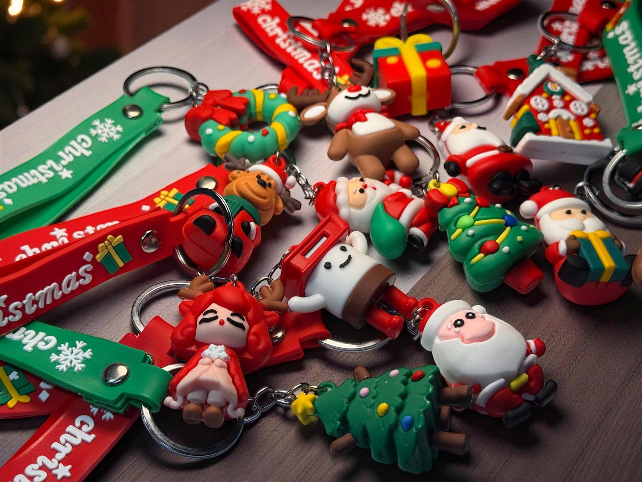 Brelok Świąteczny Christmas Renifer 20 cm Zawieszka Prezent - obrazek 2