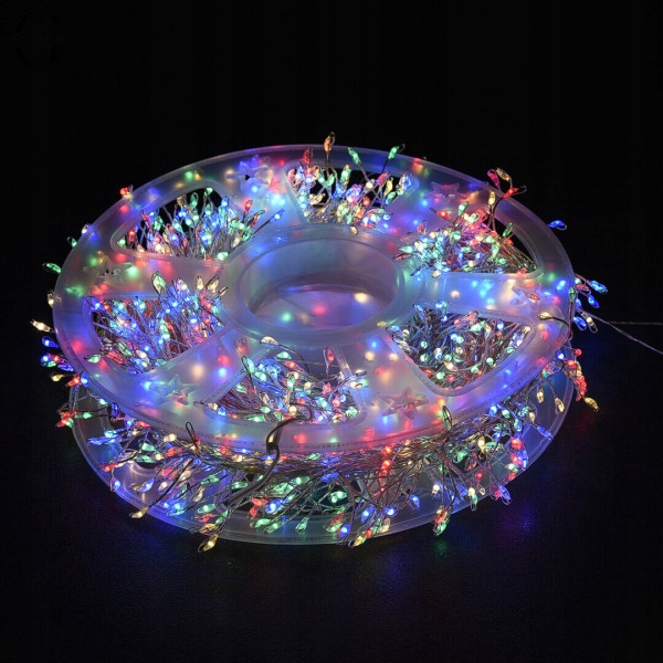 Girlanda LED Igiełki 40m 800 LED Kolorowe IP44 8 Trybów - obrazek 4
