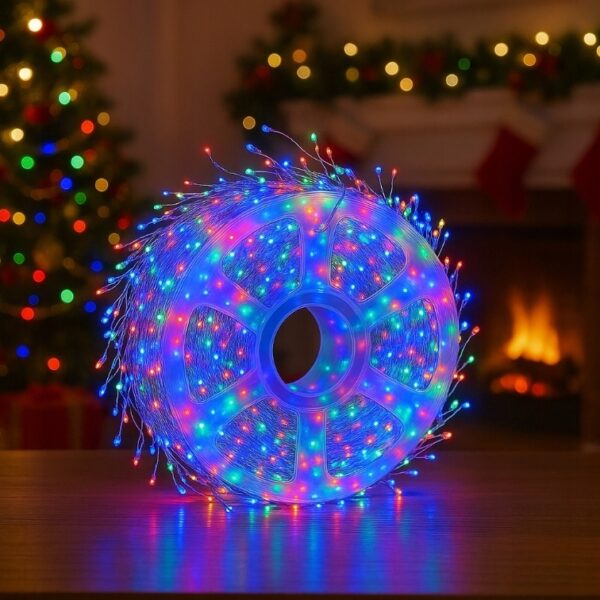 Girlanda LED Igiełki 40m 800 LED Kolorowe IP44 8 Trybów