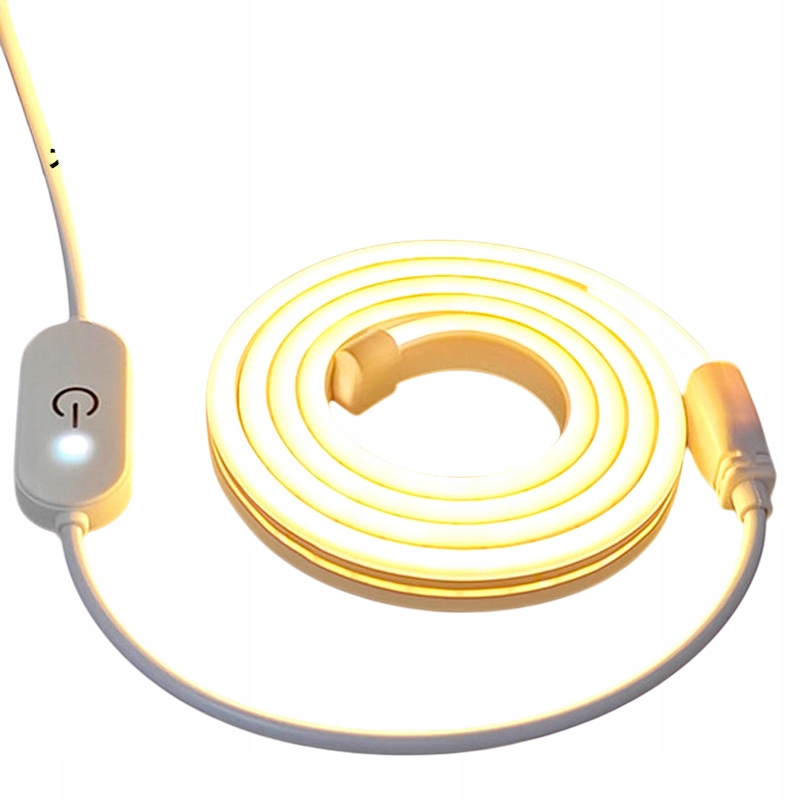 Taśma LED Neon USB 5V 3m Ciepła 3000K Ściemnialna - obrazek 6