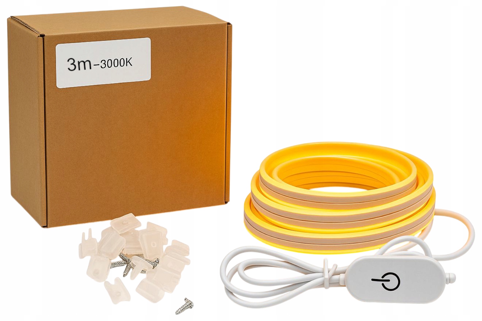 Taśma LED Neon USB 5V 3m Ciepła 3000K Ściemnialna - obrazek 12