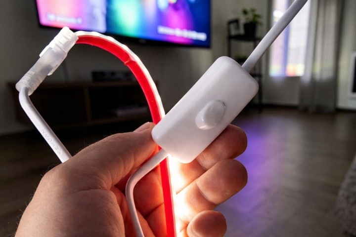 Kabel Zasilający Do Taśmy LED 2835 SMD COB Ciętej Co 10 Cm Z Włącznikiem - obrazek 2
