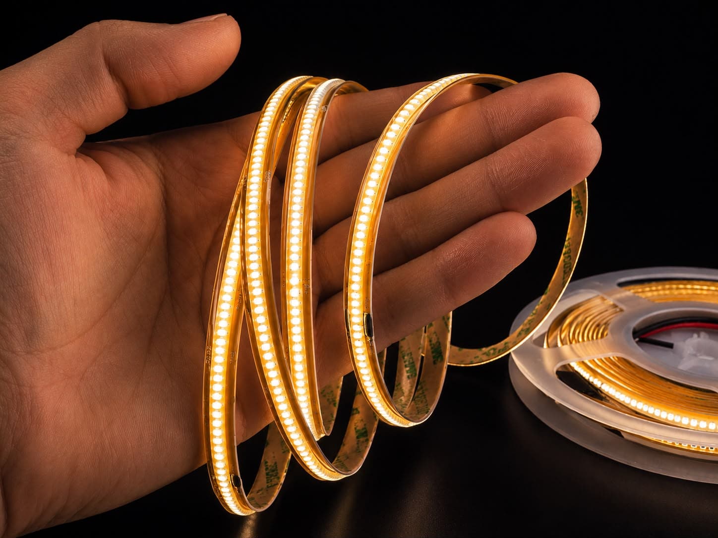 Taśma LED COB 12V Cięcie w Dowolnym Miejscu 4000K 5m 528 LED Neutralna - obrazek 6