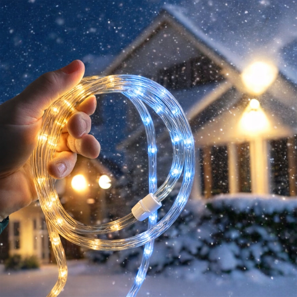 Łącznik do Węża Świetlnego Świątecznego LED 10mm złączka Węża LED 2 PIN - obrazek 8