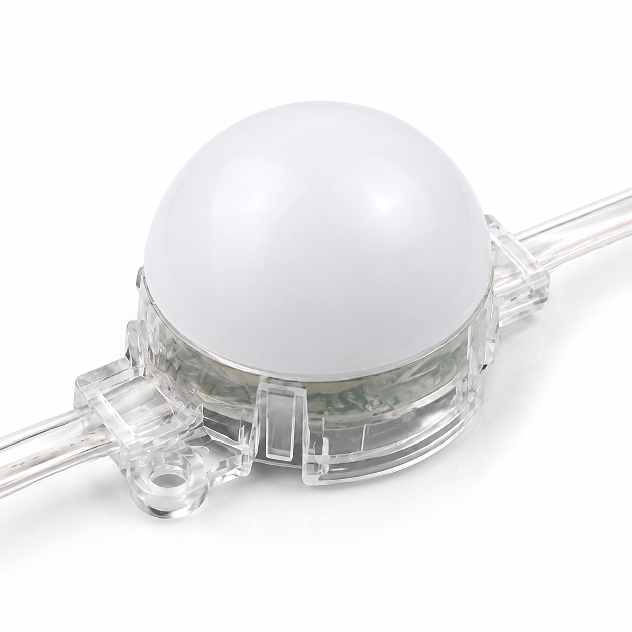 Moduł LED Kulka 50mm 24V 1,5W Biała Ciepła 3000K IP65 do Napisów i Liter - obrazek 4
