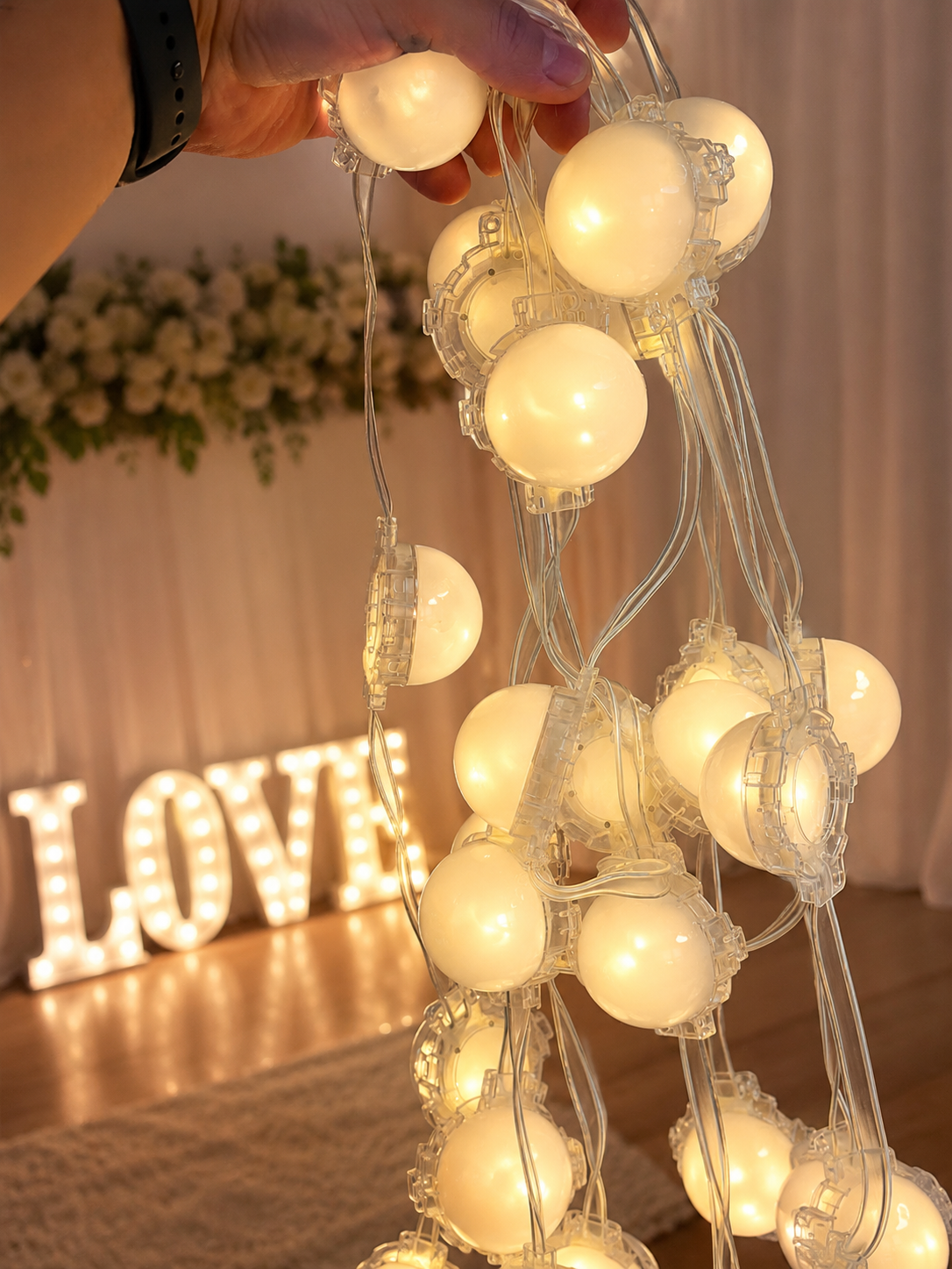 Moduł LED Kulka 50mm 24V 1,5W Biała Ciepła 3000K IP65 do Napisów i Liter - obrazek 6