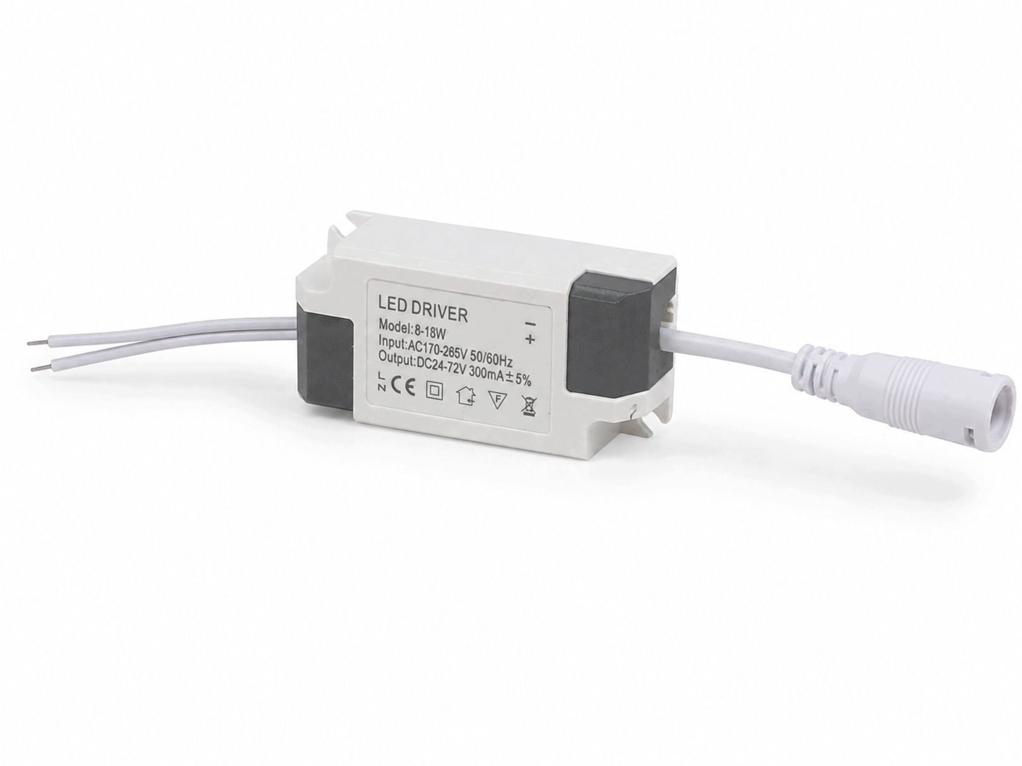3X Zasilacz LED DRIVER 8-18W DC24-72V 300mA Przetwornica Stałoprądowy - zdjęcie 8